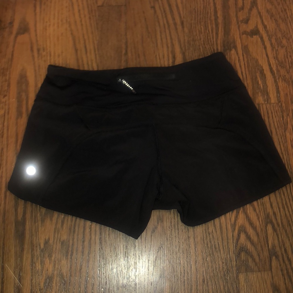 Lululemon Run Speed Shorts- BLACK - Picture 4 of 6